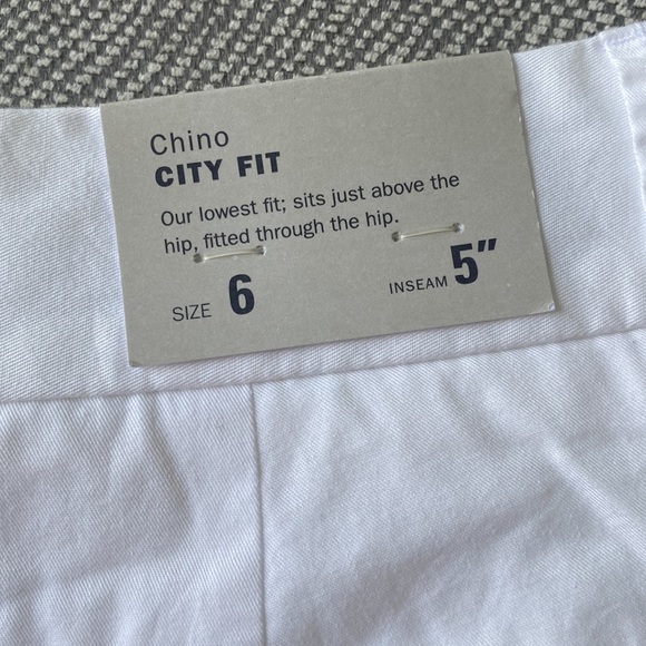 J Crew white 5in shorts - Picture 3 of 3
